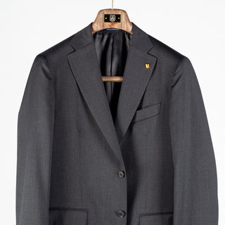Latorre Charcoal Worsted Wool Suit 6