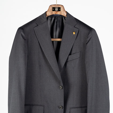Latorre Charcoal Worsted Wool Suit 6