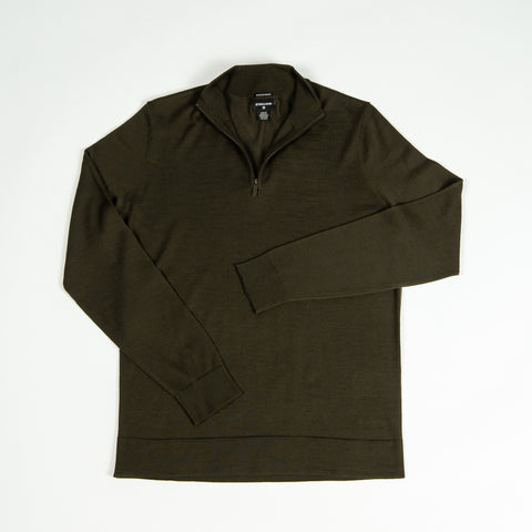 Strellson Merino Wool Quarter Zip Sweater 6