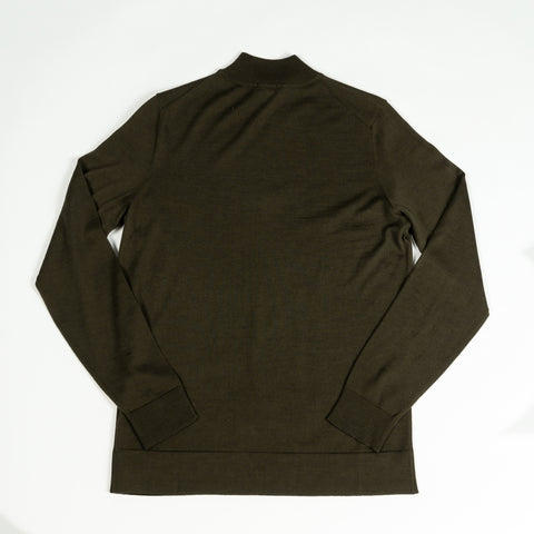 Strellson Merino Wool Quarter Zip Sweater 10