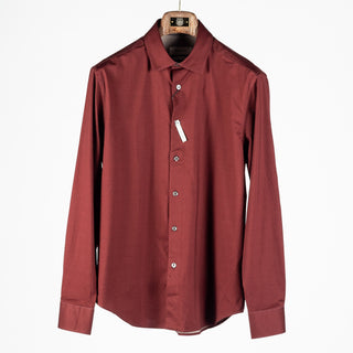 Bugatchi Burgundy Stretch Shirt