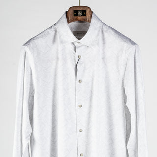 Bugatchi Platinum Stretch Collared Shirt, placket detail