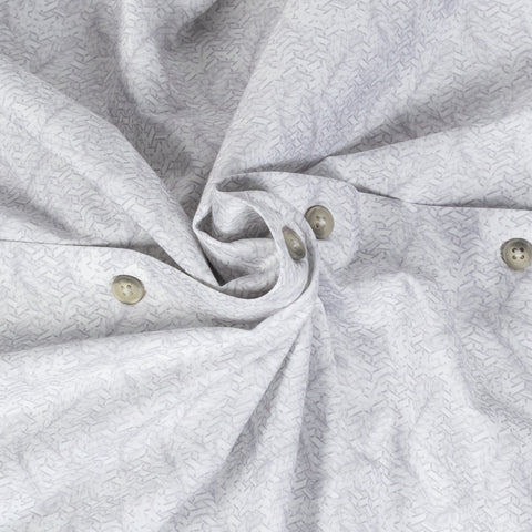 Bugatchi Platinum Stretch Collared Shirt, back view