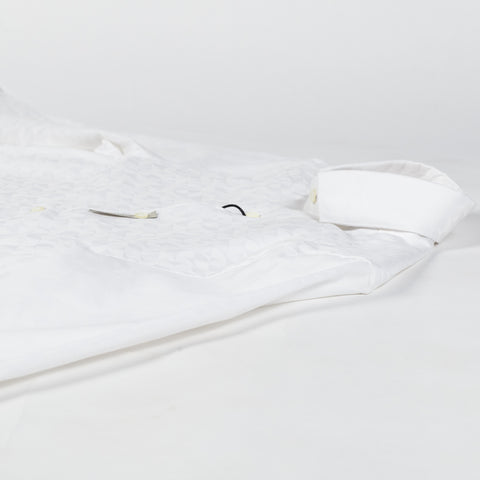 Bugatchi White Cotton Dress Shirt, side view