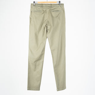 Bugatchi Khaki Parker Chino Pants, cuff detail