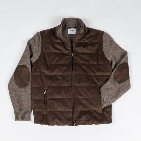 Alcantara & Wool Eco-Down Jacket