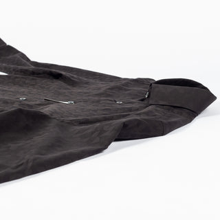 Bugatchi Black Patterned Cotton Dress Shirt, side view
