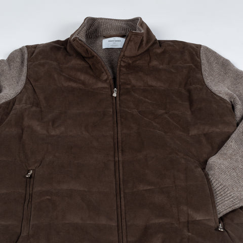 Gran Sasso Alcantara & Wool Eco-Down Jacket 4