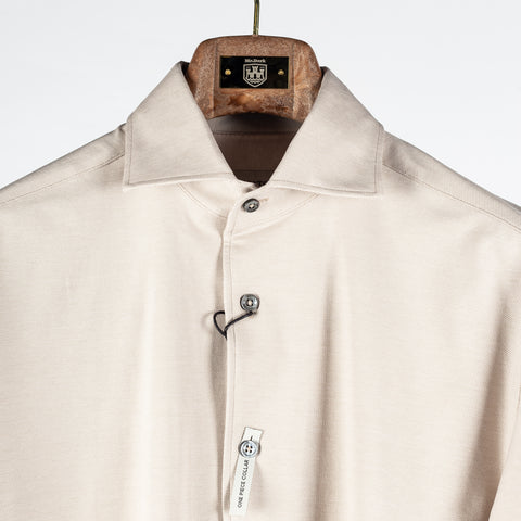 Bugatchi Cobblestone Performance Stretch Shirt, styled detail