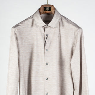 Bugatchi Cobblestone Stretch Sport Shirt, placket detail