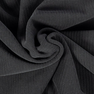 Bugatchi Black Ottoman Rib Shirt, back view