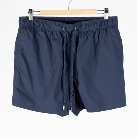 Bugatchi Navy Cruz Swim Trunks