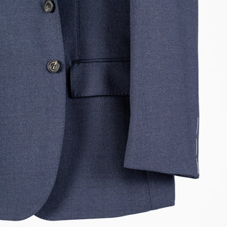 J Mueser Slate Blue High Twist Wool Waverly Suit 4