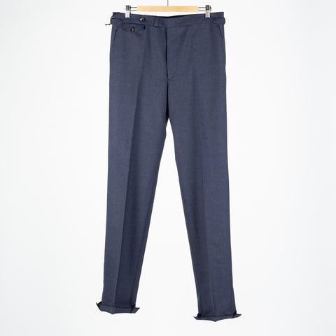 J Mueser Slate Blue High Twist Wool Waverly Suit 9
