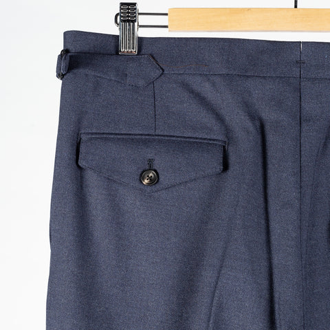 J Mueser Slate Blue High Twist Wool Waverly Suit 14