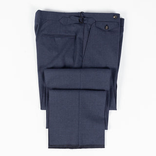 J Mueser Slate Blue High Twist Wool Waverly Suit 16