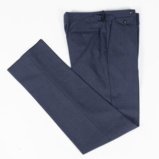 J Mueser Slate Blue High Twist Wool Waverly Suit 17