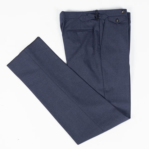 J Mueser Slate Blue High Twist Wool Waverly Suit 17