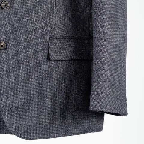 J Mueser Slate Grey Ticking Waverly Suit 4