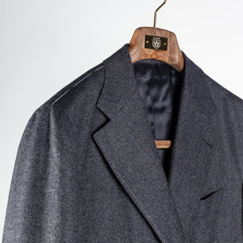 J Mueser Slate Grey Ticking Waverly Suit 3