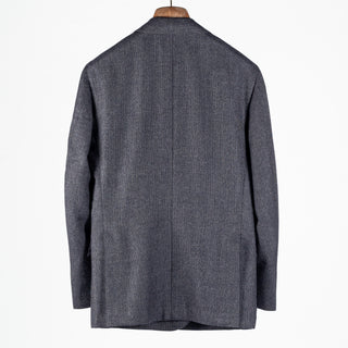 J Mueser Slate Grey Ticking Waverly Suit 5