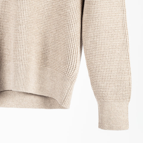 Gran Sasso Oat 57125 Long Sleeve Knit Polo 4