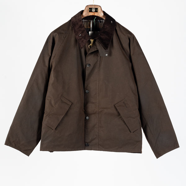 Dark Brown Transport Waxed Jacket
