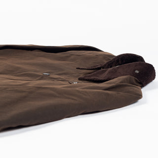 Barbour Dark Brown Transport Waxed Jacket 8
