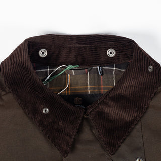 Barbour Dark Brown Transport Waxed Jacket 2
