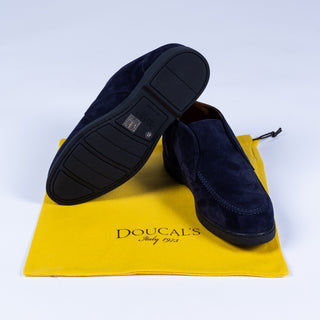 Doucal’s Blue Suede Chukka Slip On Ankle Boot 4