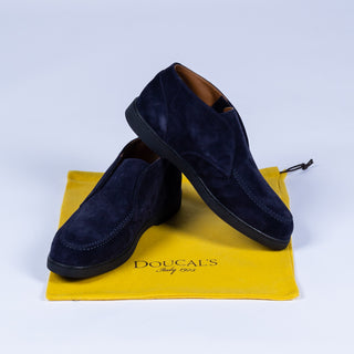 Doucal’s Blue Suede Chukka Slip On Ankle Boot 3