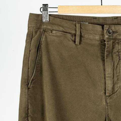 AG Sulfur Dirty Olive Archie Moleskin Trouser 3
