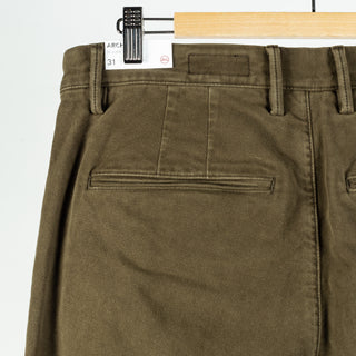 AG Sulfur Dirty Olive Archie Moleskin Trouser 6