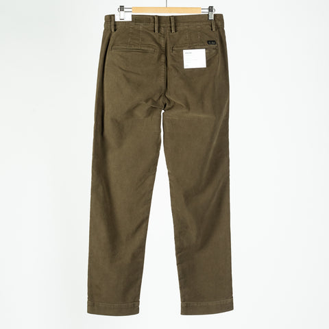 AG Sulfur Dirty Olive Archie Moleskin Trouser 5