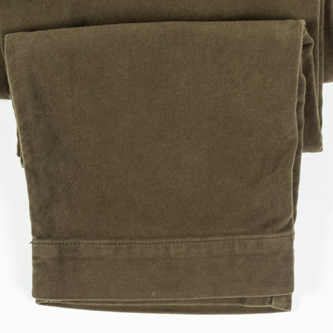 AG Sulfur Dirty Olive Archie Moleskin Trouser 2