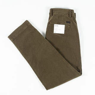 AG Sulfur Dirty Olive Archie Moleskin Trouser 9