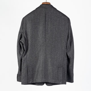 Sand Grey Herringbone 940 Sherman Easy Blazer 5