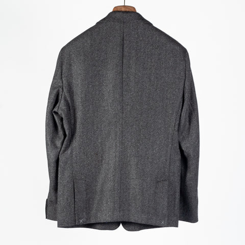 Sand Grey Herringbone 940 Sherman Easy Blazer 5