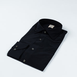 Stenstrom Casual Black Jersey Stretch Shirt 3