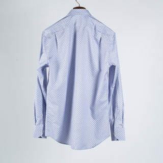 Stenstroms Light Blue Patterned Twill Dress Shirt 5