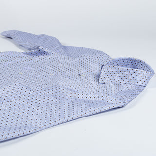 Stenstroms Light Blue Patterned Twill Dress Shirt 8