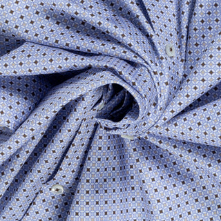 Stenstroms Light Blue Patterned Twill Dress Shirt 2