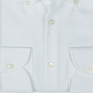 Xacus White Textured Button Down Shirt 2