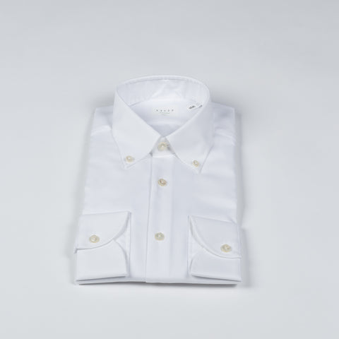 Xacus White Textured Button Down Shirt 4