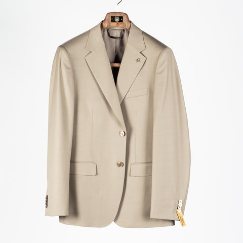 Lief Horsens Beige Rock 7001 Wool Blend Suit 1