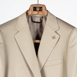 Lief Horsens Beige Rock 7001 Wool Blend Suit 7