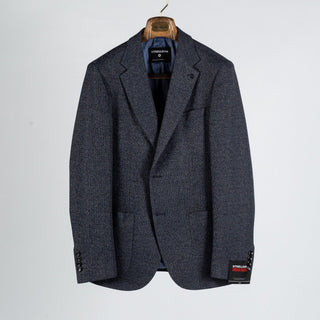 Grey Glen Check Silk Blazer — Mr. Derk