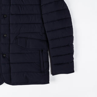 Navy Quilted Coat — Mr. Derk