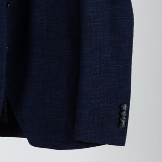 Tagliatore Navy Wool Silk Summer Blazer 4