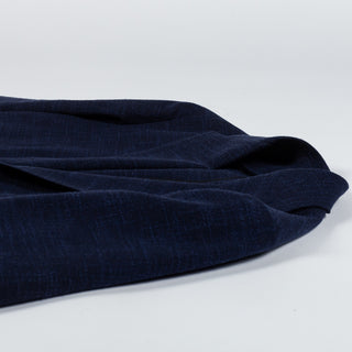 Tagliatore Navy Wool Silk Summer Blazer - Wool, Cotton, Silk, Textured, Made In Italy - View 8